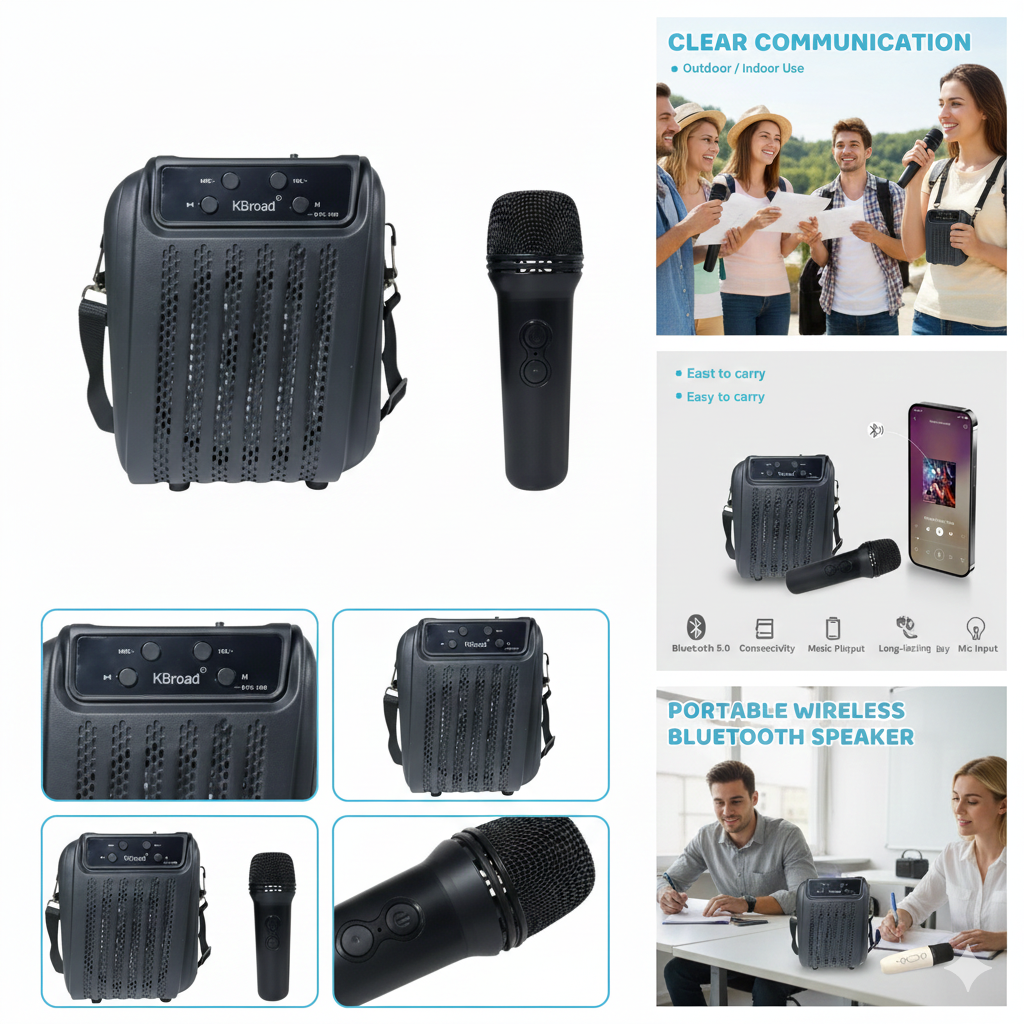 KBroad party speaker KTS-1916 Bluetooth Speaker with Microphone
