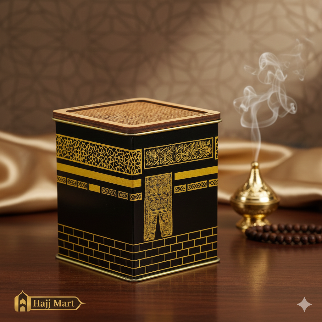 উমরাহ সঞ্চয় ব্যাংক – Wooden Money Box (8″ × 7½″, 150,000 TK Capacity)