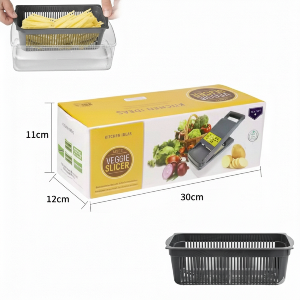 ১৬ -ইন-১ মাল্টি-ফাংশনাল সবজি কাটার ও স্লাইসর