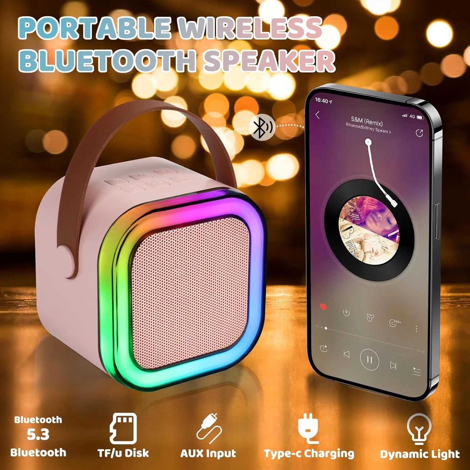 K12 Pro Wireless Mic Speaker